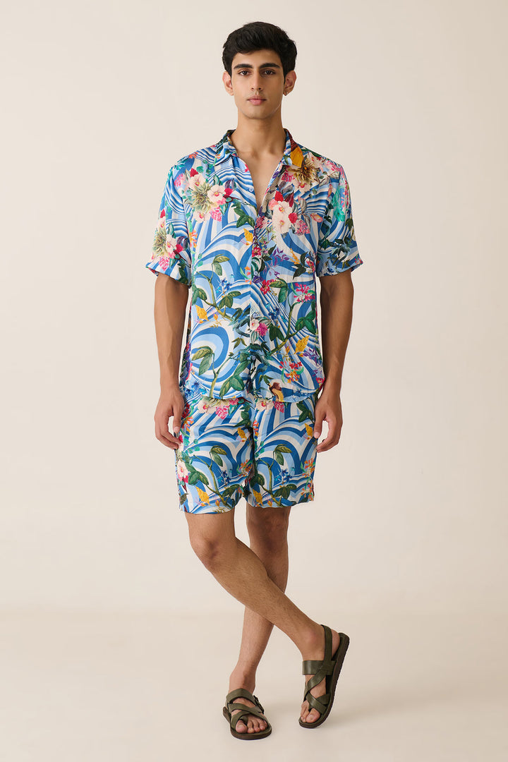 Light Blue Jungle Juice Co-ord