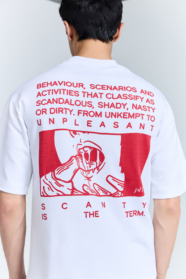 SCANTY TEE - WHITE