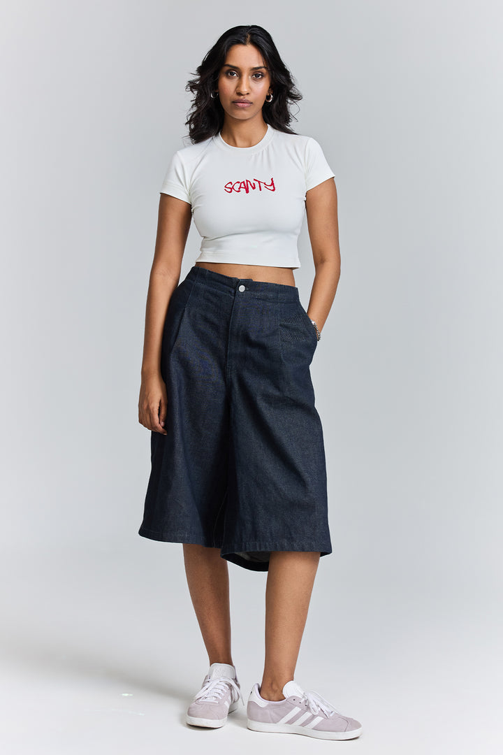 SCANTY CROP TOP - WHITE