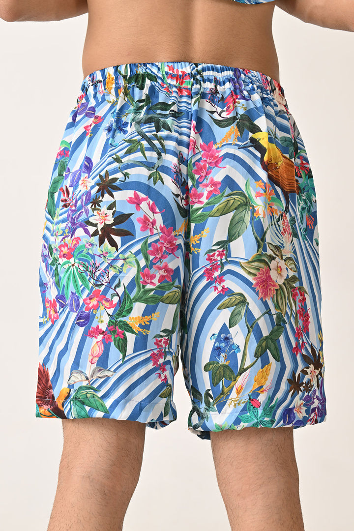 Blue Jungle Juice  Shorts