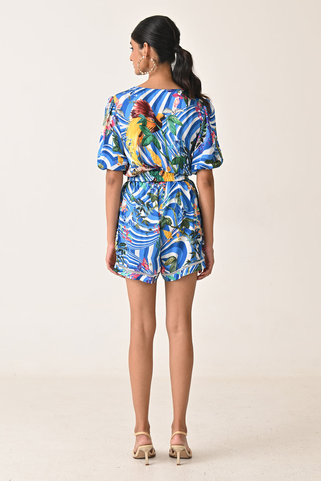 Blue Jungle Juice Romper