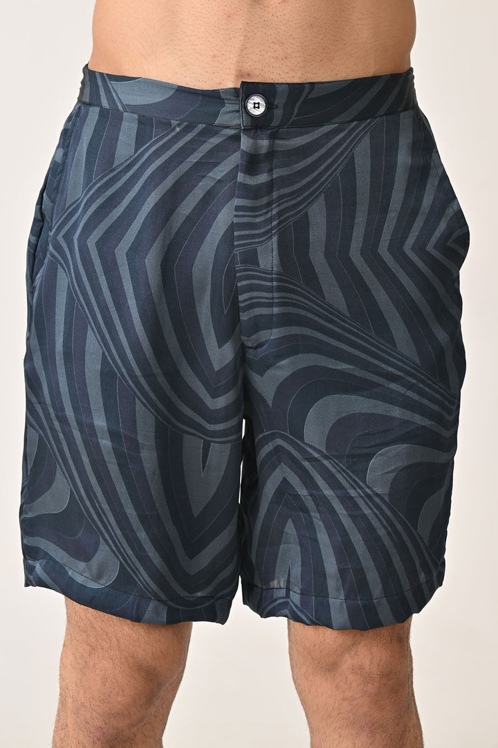 Grey Illusion Shorts