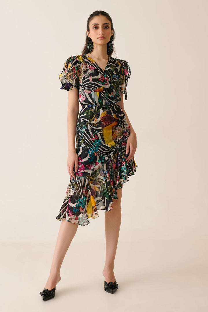 Jungle Juice Ruching Dress