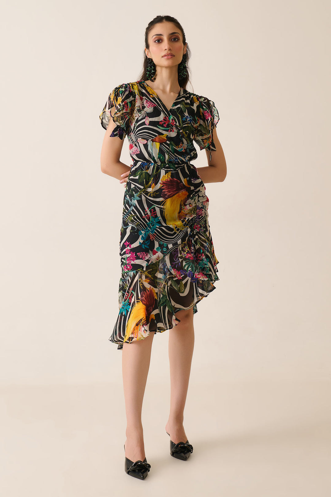 Jungle Juice Ruching Dress