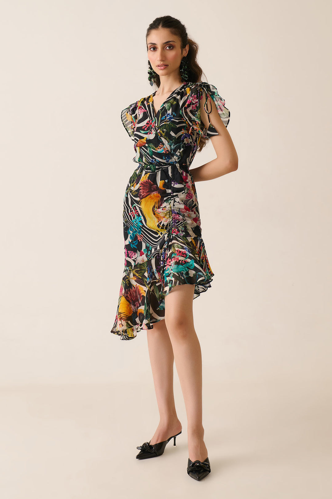 Jungle Juice Ruching Dress