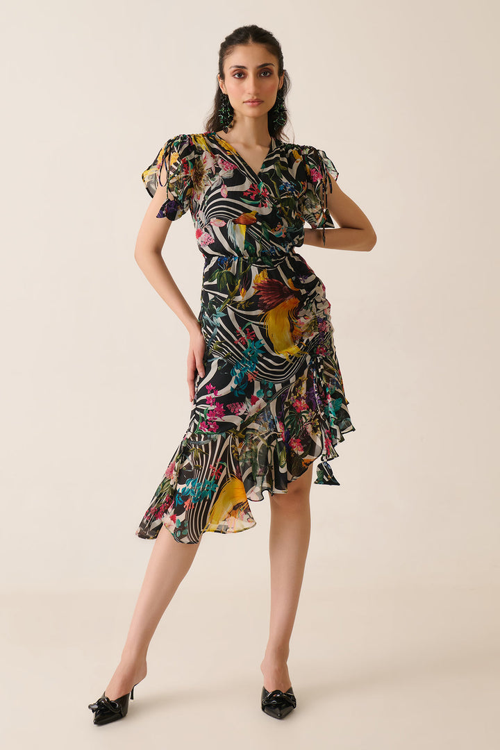 Jungle Juice Ruching Dress