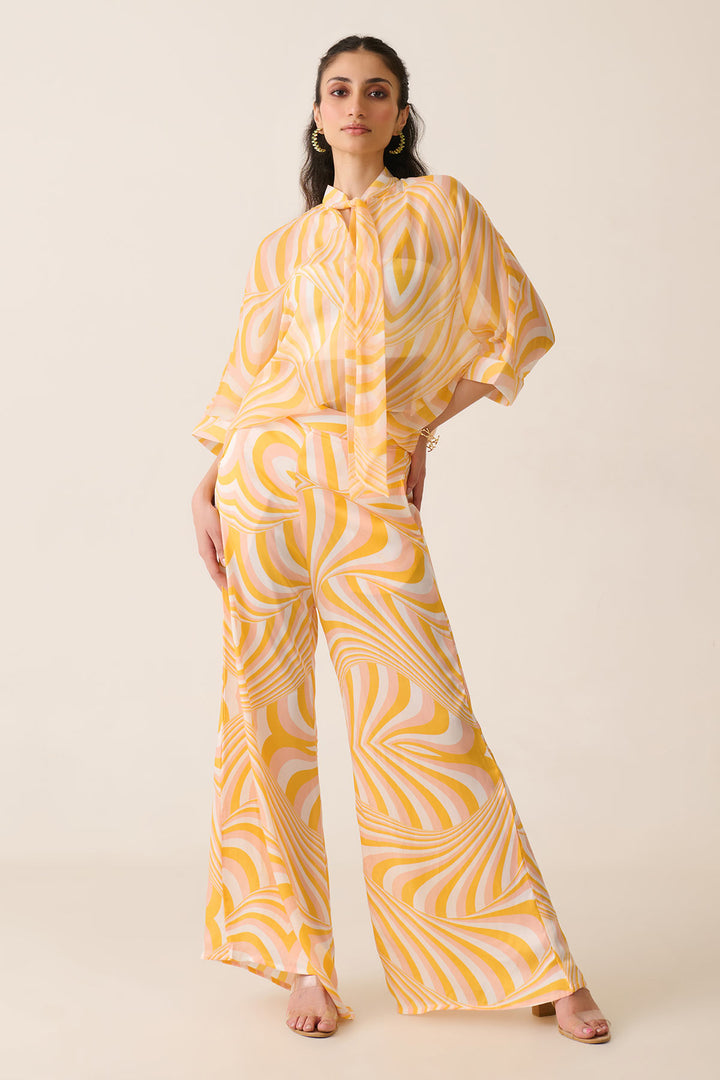 Yellow Illusion Pant