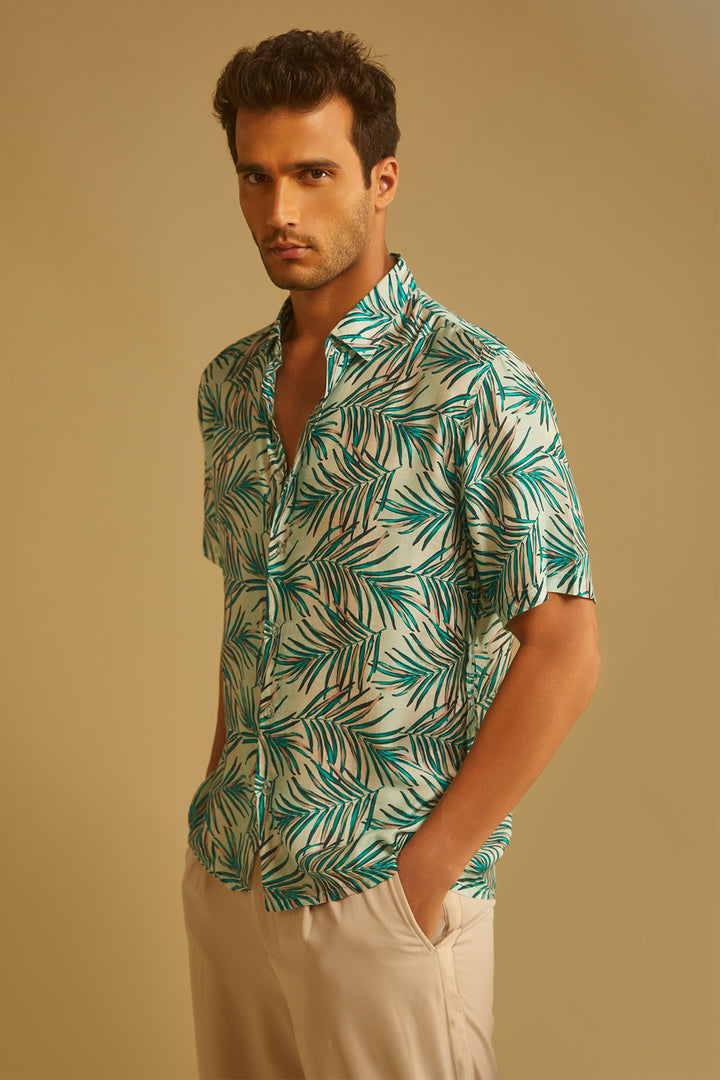 Tropical ombre shirt