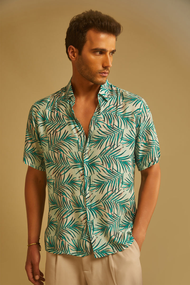 Tropical ombre shirt