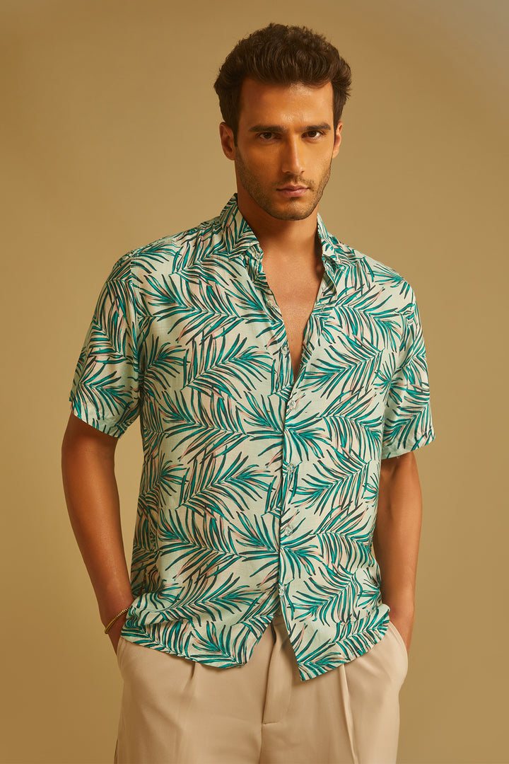 Tropical ombre shirt