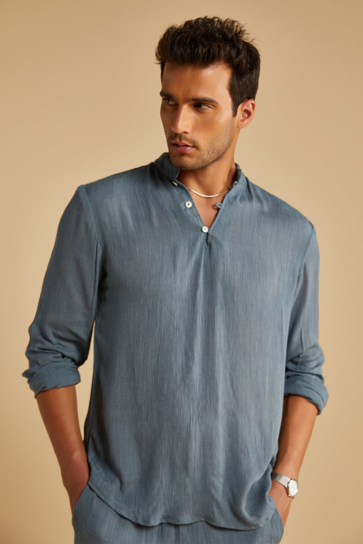 Textured Lounge Shirt