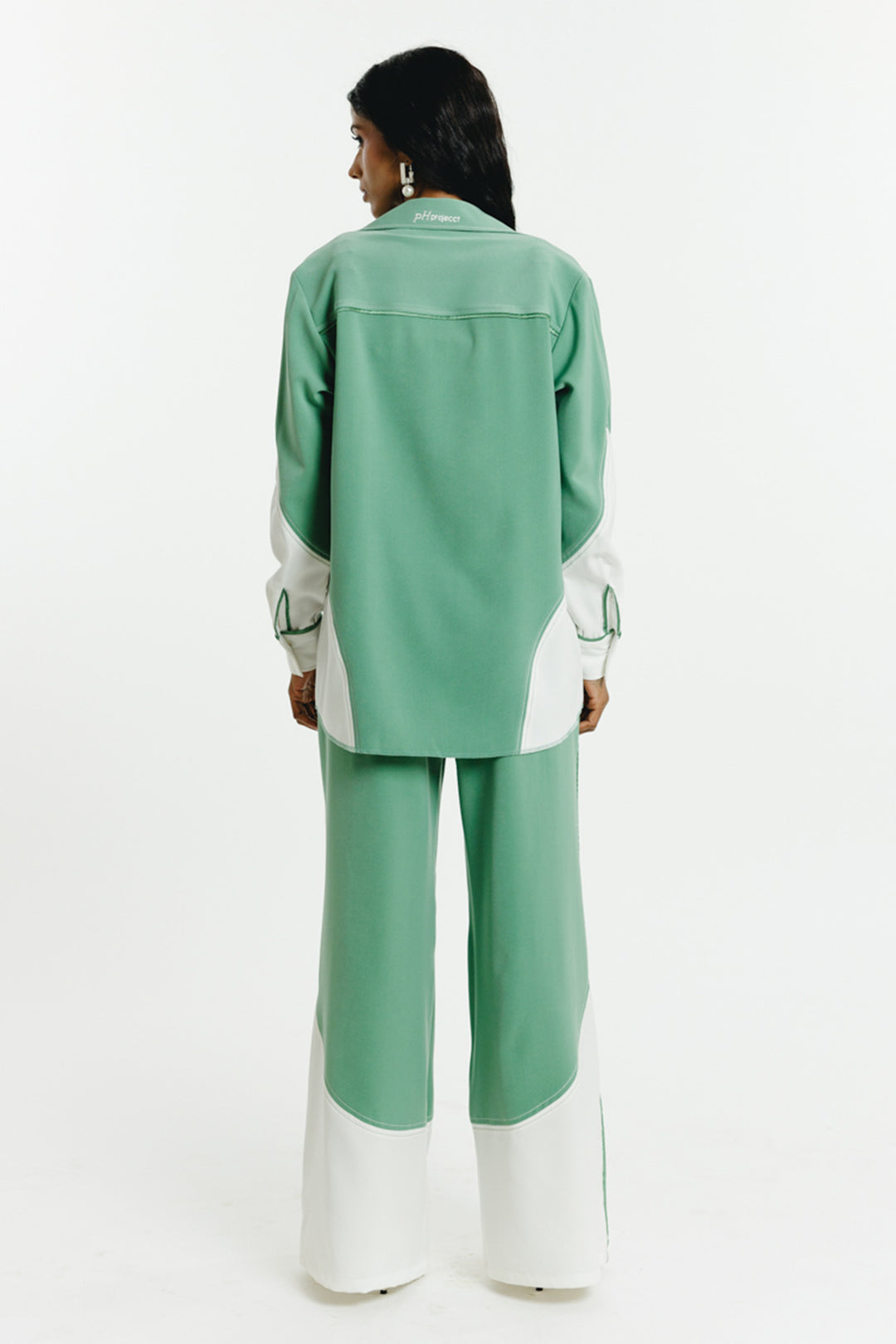 Green Patch Work Pant