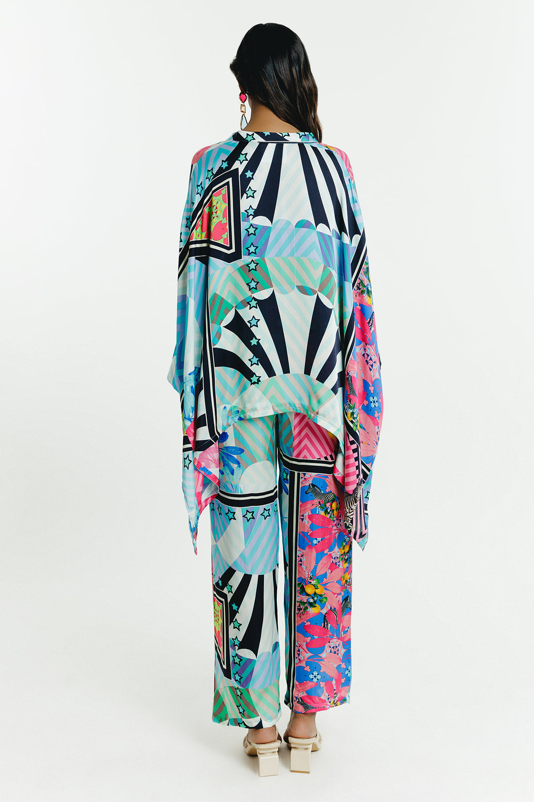 Blue Samba Kaftan Top