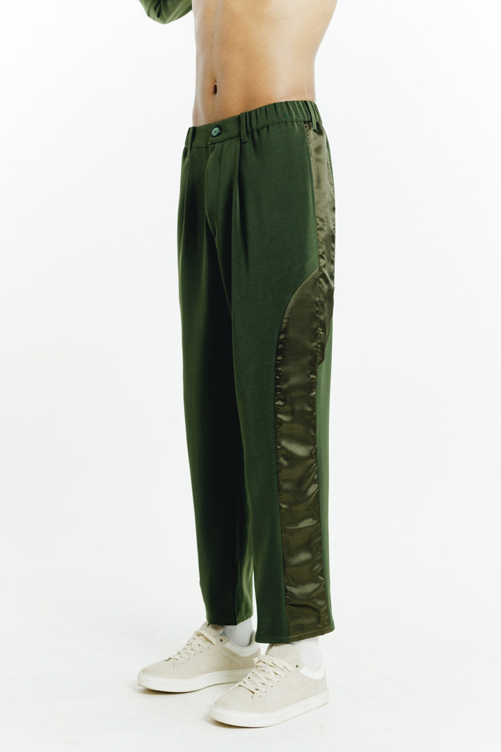 Olive Patch Pants